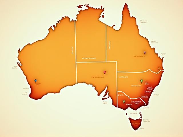 Static map showing partner Indigenous communities across central Australia